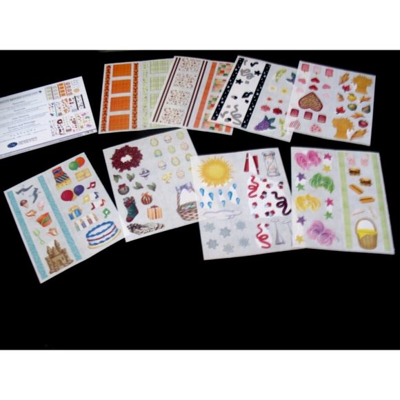 CREATIVE MEMORIES STICKER PACKS, Chitchat, Festivities, Harvest Orchard Laser - Picture 9 of 9